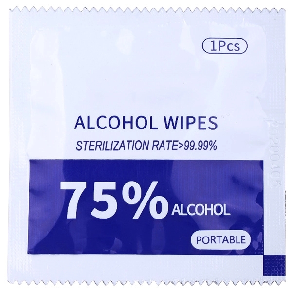 Alcohol Wipes PPE 75% Disposable Alcohol Pads - Image 2