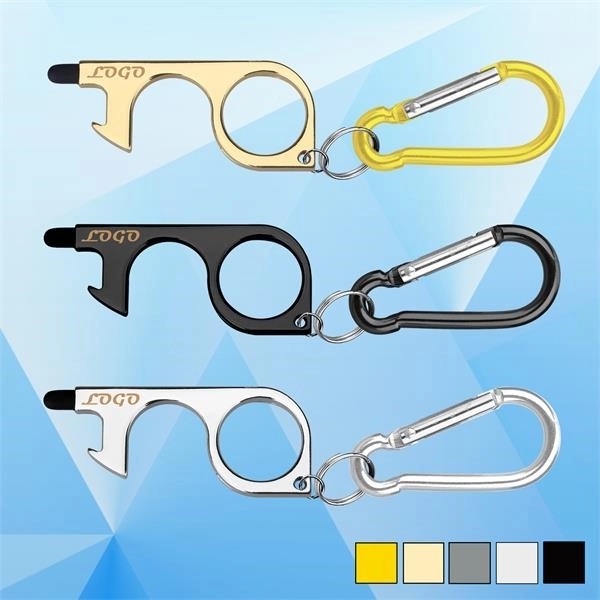 PPE Door Opener Closer Stylus No-Touch w/ Carabiner - Image 1