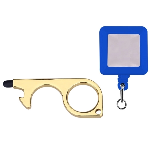 PPE No-Touch Door Opener with Stylus and Square Reel - Image 2