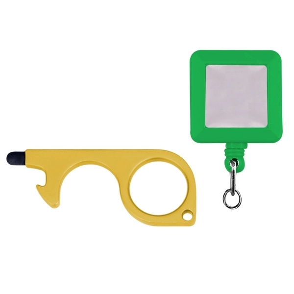 PPE No-Touch Door Opener with Stylus and Square Reel - Image 6