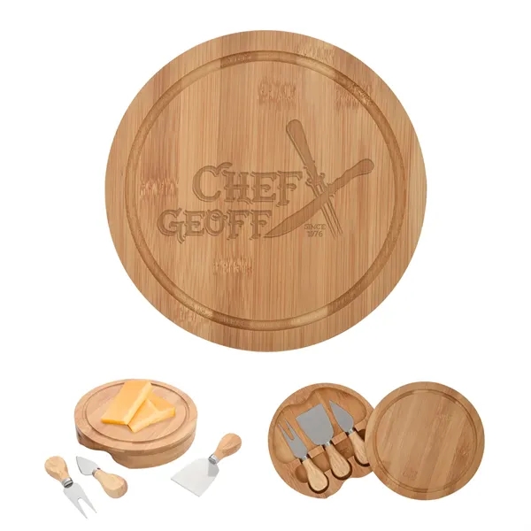 3-Piece Bamboo Cheese Server Kit - Image 3