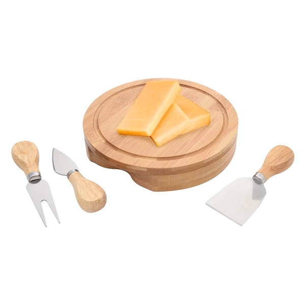 3-Piece Bamboo Cheese Server Kit - Image 4