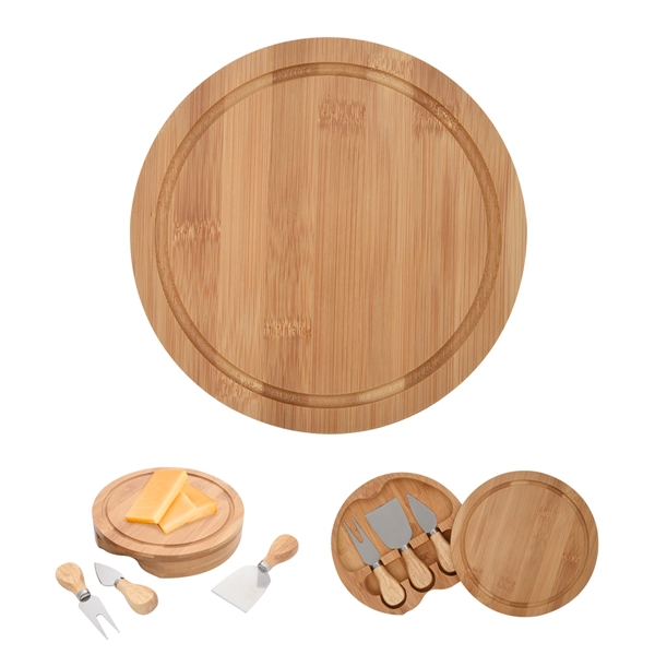 3-Piece Bamboo Cheese Server Kit - Image 5