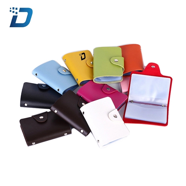PU Leather Credit Card Wallet - Image 2