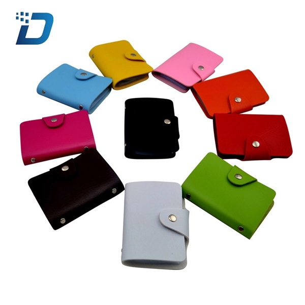 PU Leather Credit Card Wallet - Image 3