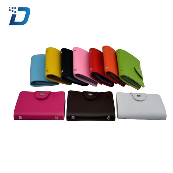 PU Leather Credit Card Wallet - Image 4