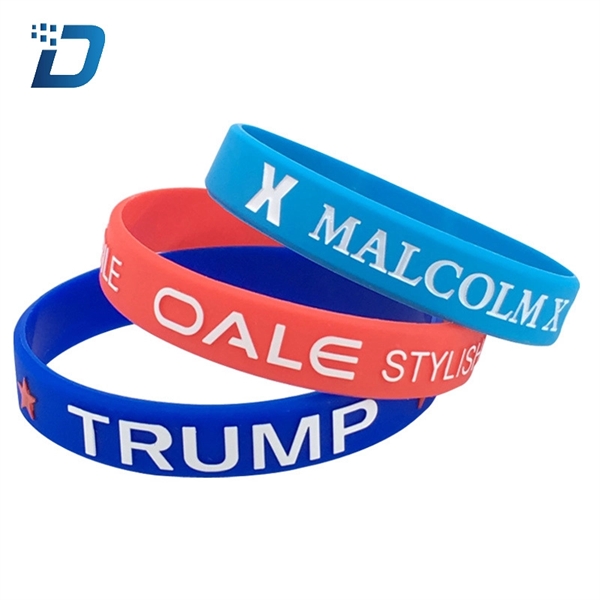 Colorfilled Silicone Wristbands - Image 1