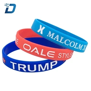 Colorfilled Silicone Wristbands