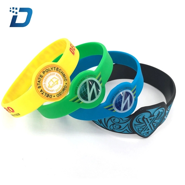 Colorfilled Silicone Wristbands - Image 2