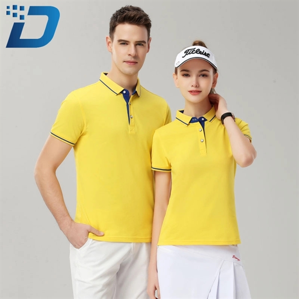 Golf Short Sleeve Cotton Polo Shirt - Image 5