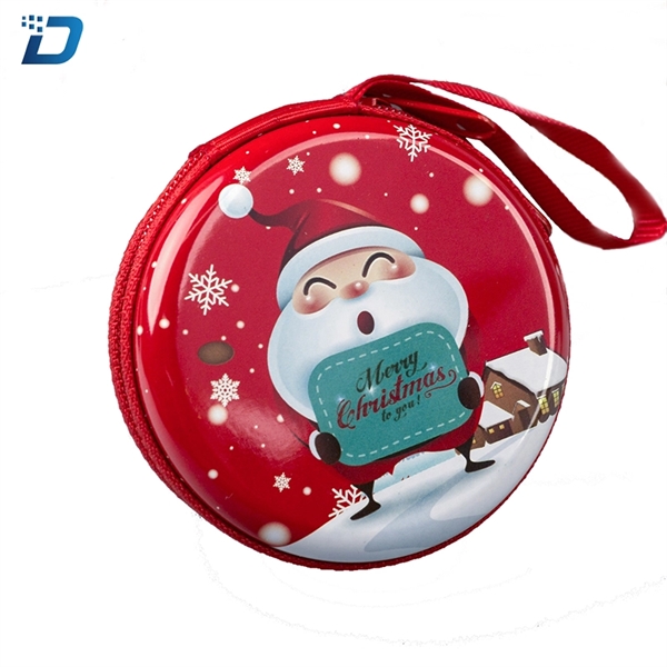 Small Christmas Candy Coins Cash Headset Purse Box - Image 4