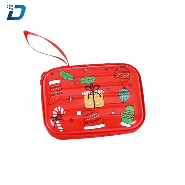 Christmas Tinplate Candy Cookie Coin Wallet - Image 3