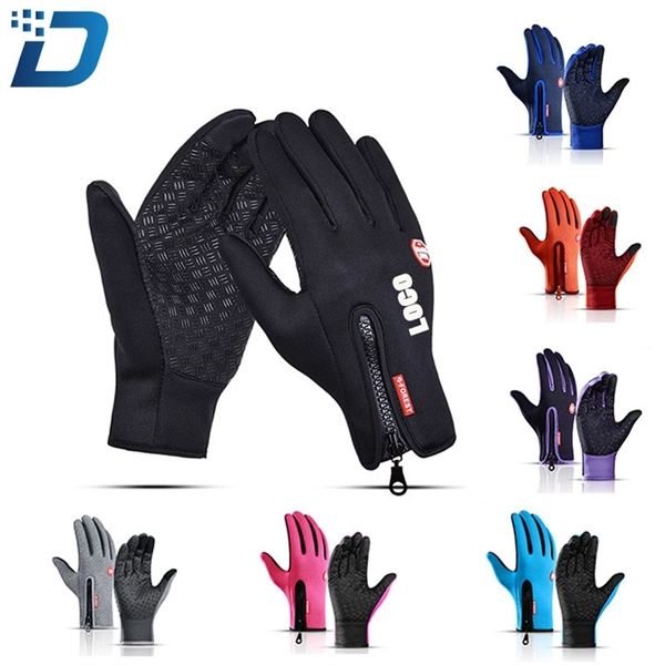 Cycling Waterproof Touch Screen Gloves - Image 1