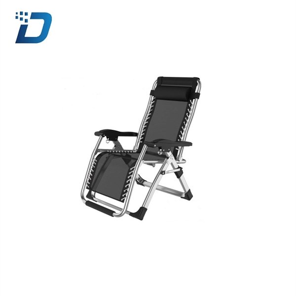 Multifunctional Folding Lunch Break Chair Beach Lounge Chair - Image 1