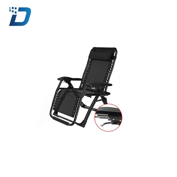Multifunctional Folding Lunch Break Chair Beach Lounge Chair - Image 3