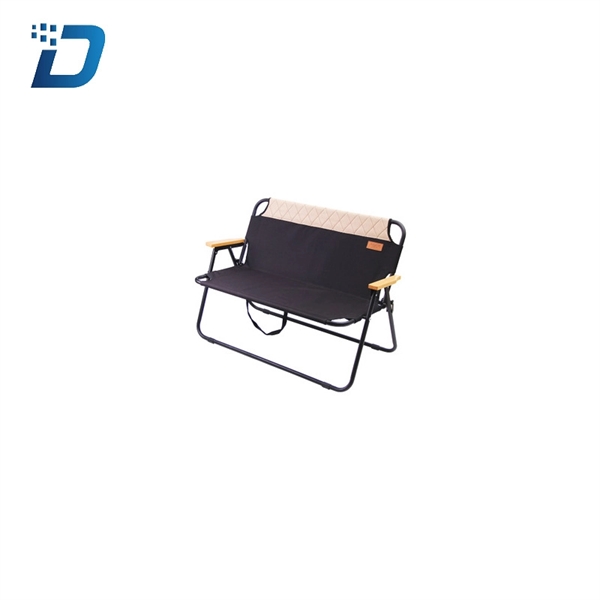 Outdoor Barbecue Back Beach Chair Couple Leisure Chair - Image 2