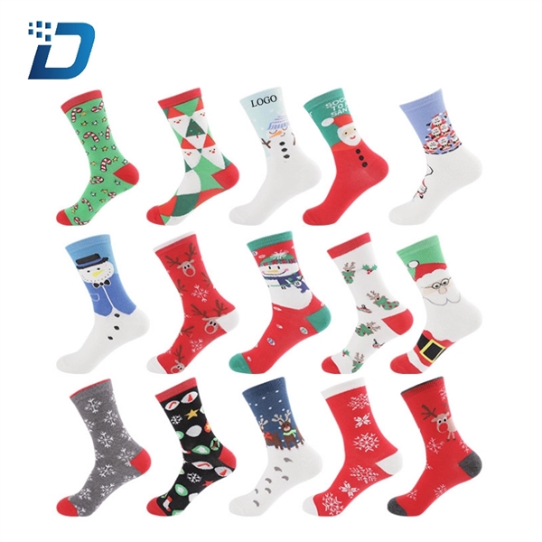 Cotton Christmas Socks - Image 1