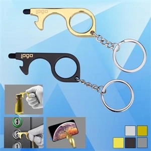 PPE Hygiene No-Touch Door/Bottle Opener with Stylus