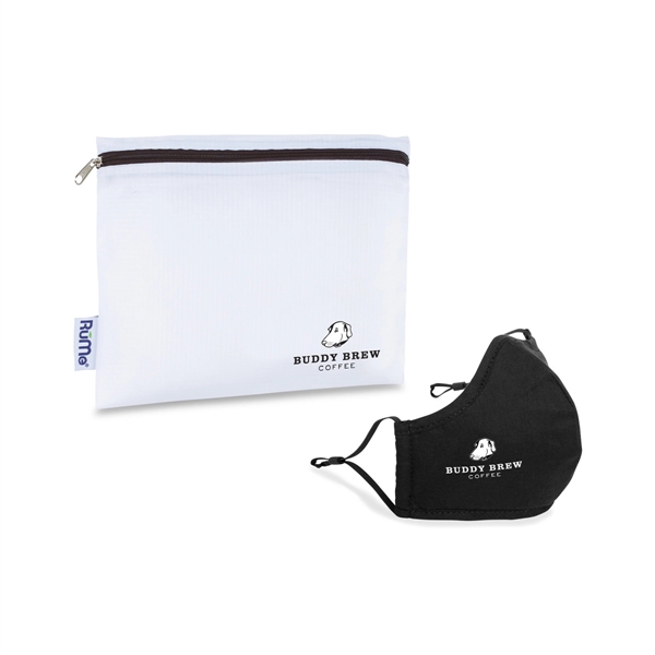 Reusable Face Mask and Storage Pouch Kit - Image 1