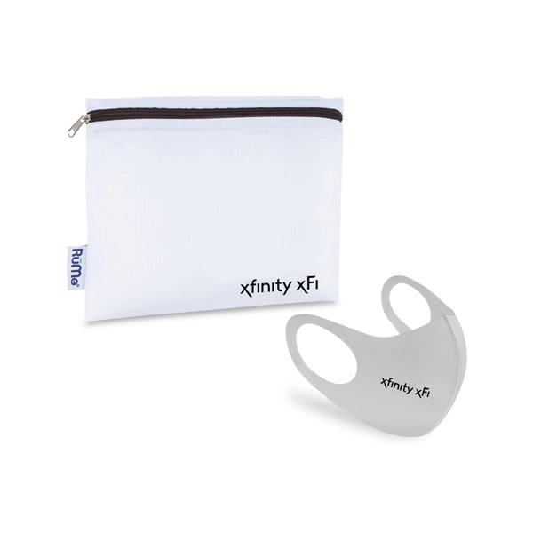 Reusable Stretch Face Mask and Storage Pouch Kit - Image 4
