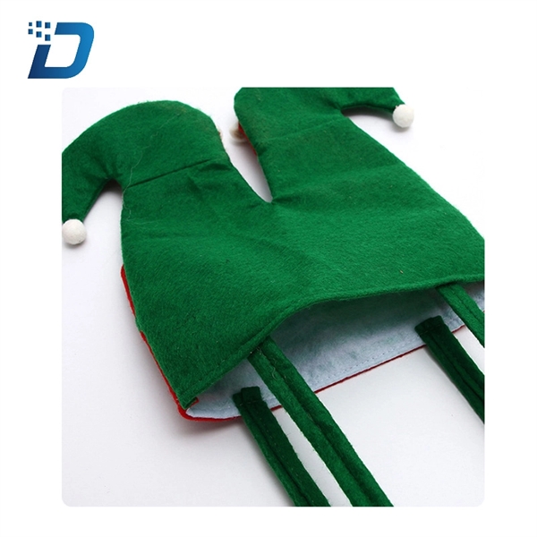 Christmas Elf Gift Bag Pants Candy Bag - Image 3