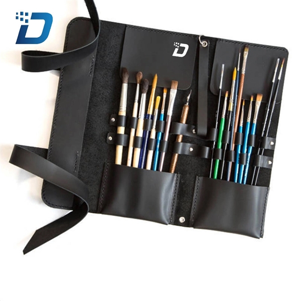 PU Tool Roll Bag Pencil Case - Image 1