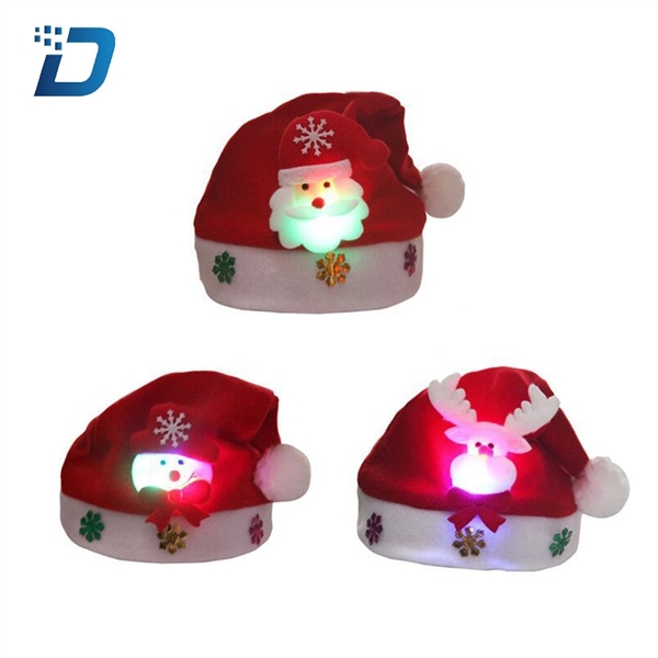 Christmas Ornaments Cartoon Hat Old Man Snowman Deer Glowing - Image 1