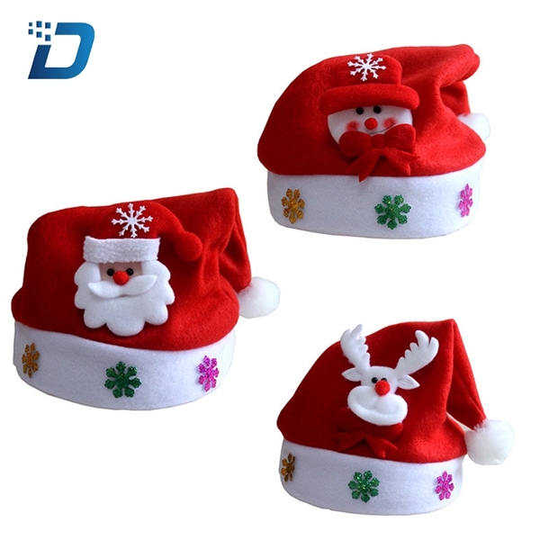 Christmas Ornaments Cartoon Hat Old Man Snowman Deer Glowing - Image 2