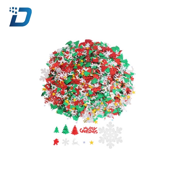 Christmas Confetti Mix Foil Snowflake - Image 1