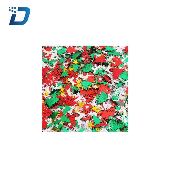 Christmas Confetti Mix Foil Snowflake - Image 4