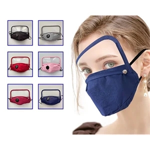 Removable protective one-piece mask