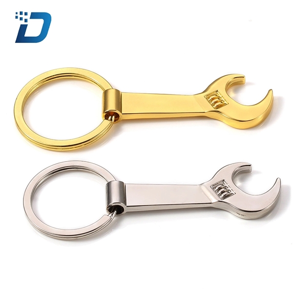 Zinc Alloy Wrench Keychain - Image 1