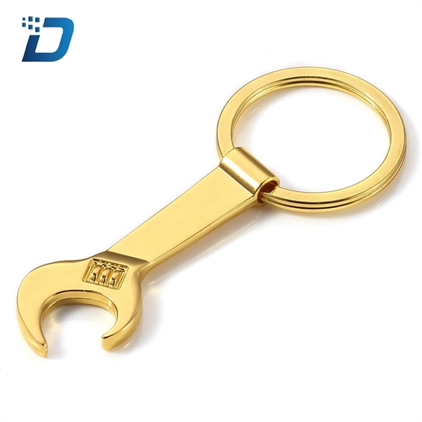 Zinc Alloy Wrench Keychain - Image 2