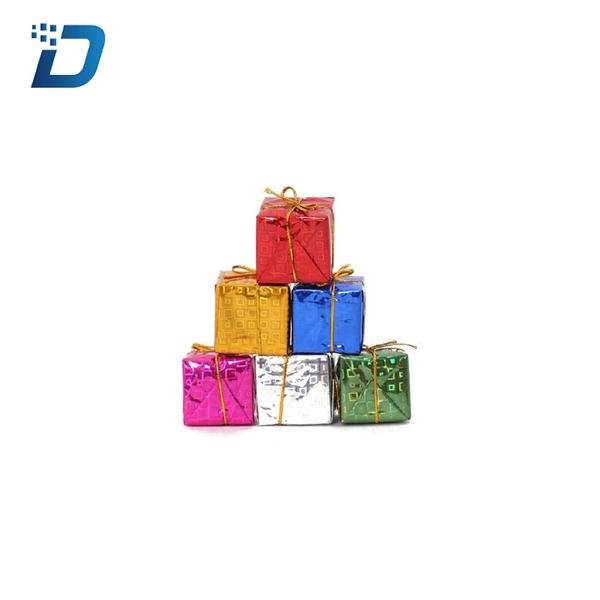 Gift Boxes Ornaments Laser Candy Box Christmas Tree - Image 1