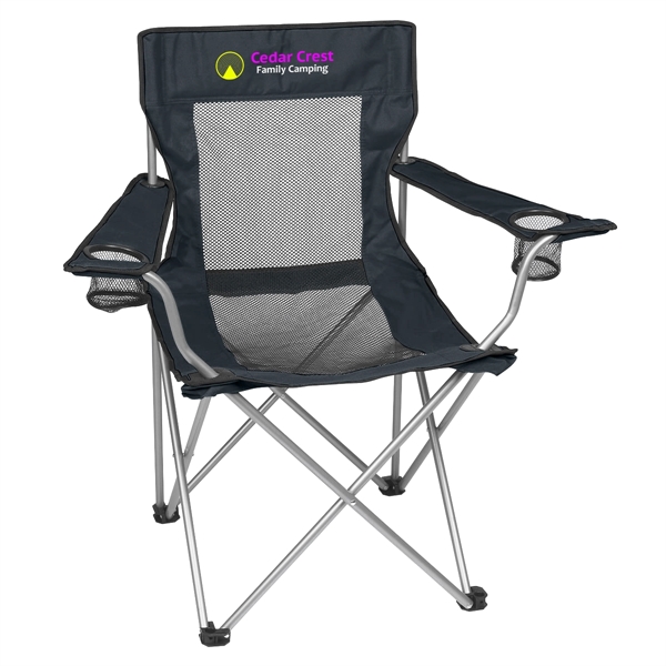Mesh Folding Chair With Carrying Bag - Image 16