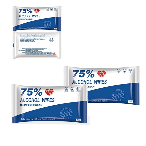 Disposable Individually Wrapped Sanitizing Wipes - Image 1