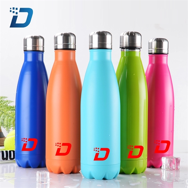 17 oz Double Wall Vacuum Insulated Stainless Steel Bottle - Image 1