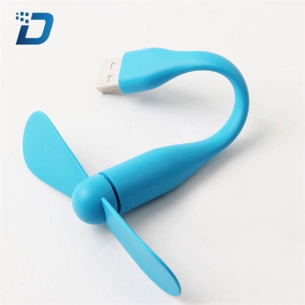 USB Mini Plastic Fan - Image 3