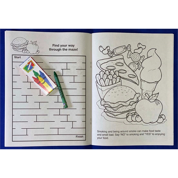Be Smart Say No to Smoking Coloring Book Fun Pack - Image 4