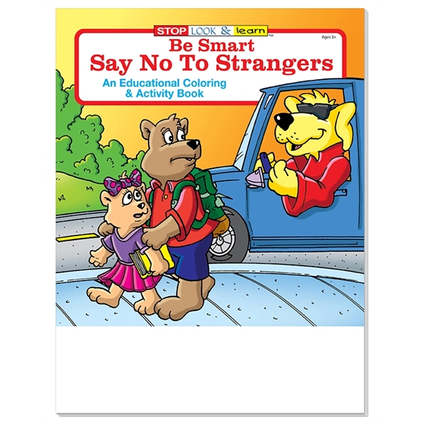 Be Smart, Say No to Strangers Coloring Book Fun Pack - Image 3