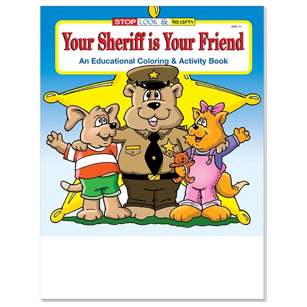 Your Sheriff is Your Friend Coloring Book Fun Pack - Image 3
