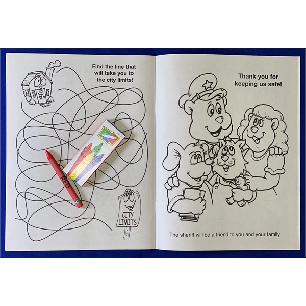 Your Sheriff is Your Friend Coloring Book Fun Pack - Image 4