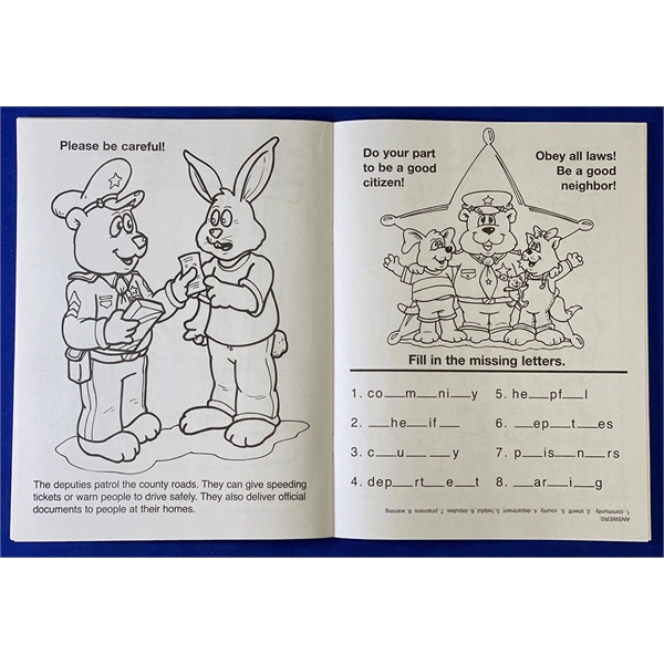 Your Sheriff is Your Friend Coloring and Activity Book - Image 2