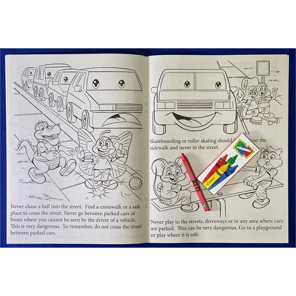 Traffic Safety Awareness Coloring Book Fun Pack - Image 4