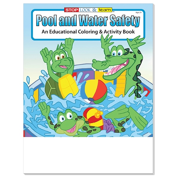 Pool and Water Safety Coloring Book Fun Pack - Image 3