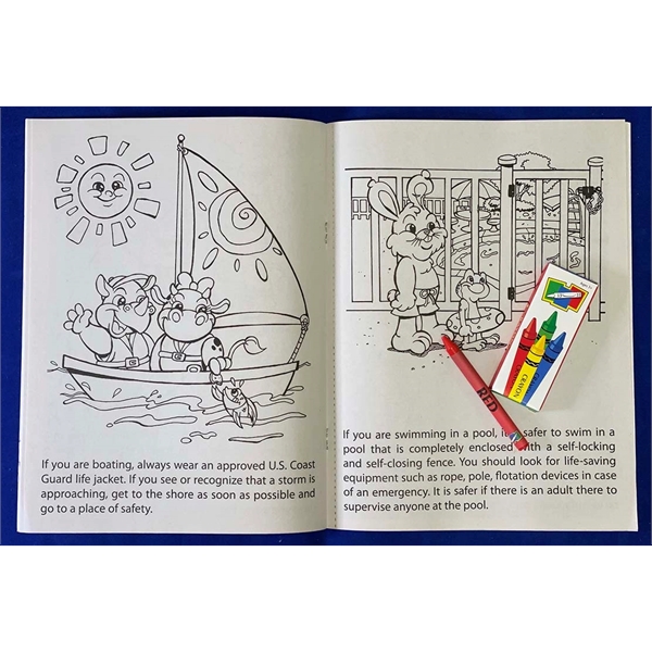 Pool and Water Safety Coloring Book Fun Pack - Image 4
