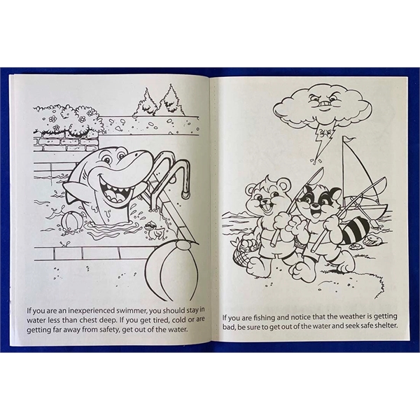 Pool and Water Safety Coloring Book - Image 2