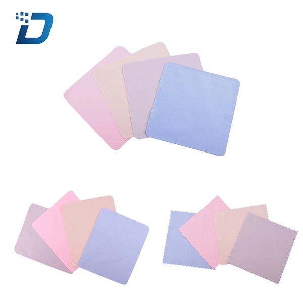 Microfiber Solid Color Glasses Cleaning Cloth