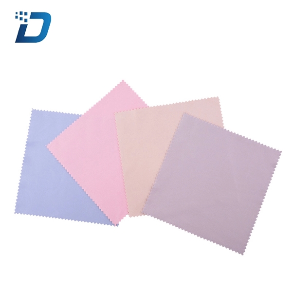 Microfiber Solid Color Glasses Cleaning Cloth - Image 2