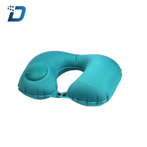 Car Travel Inflatable U-shaped TPU Neck Pillow - Image 2